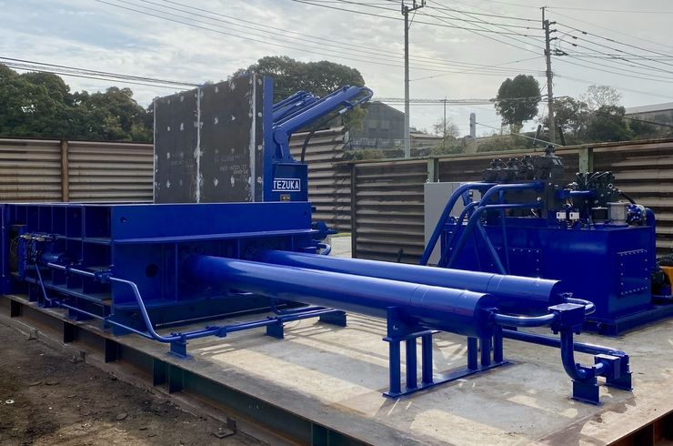 スクラップ締プレス